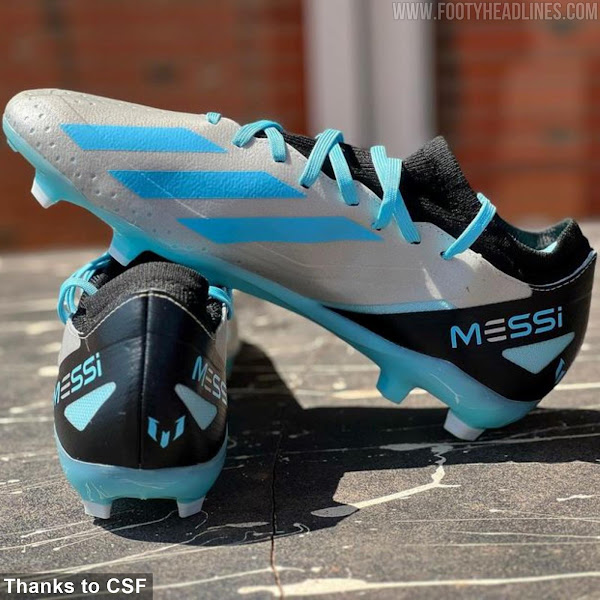 i adidas X Crazyfast Messi .3 'Silver metallic / Bliss Blue / Black'